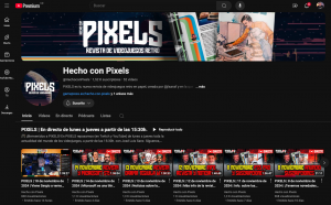 Canal de YouTube de PIXELS.