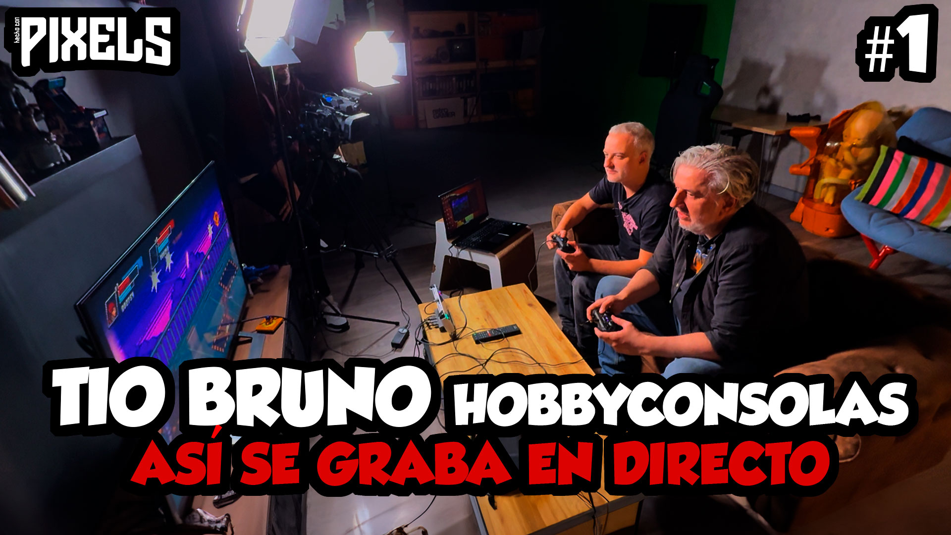 Así se graba un Tío Bruno de Hobby Consolas