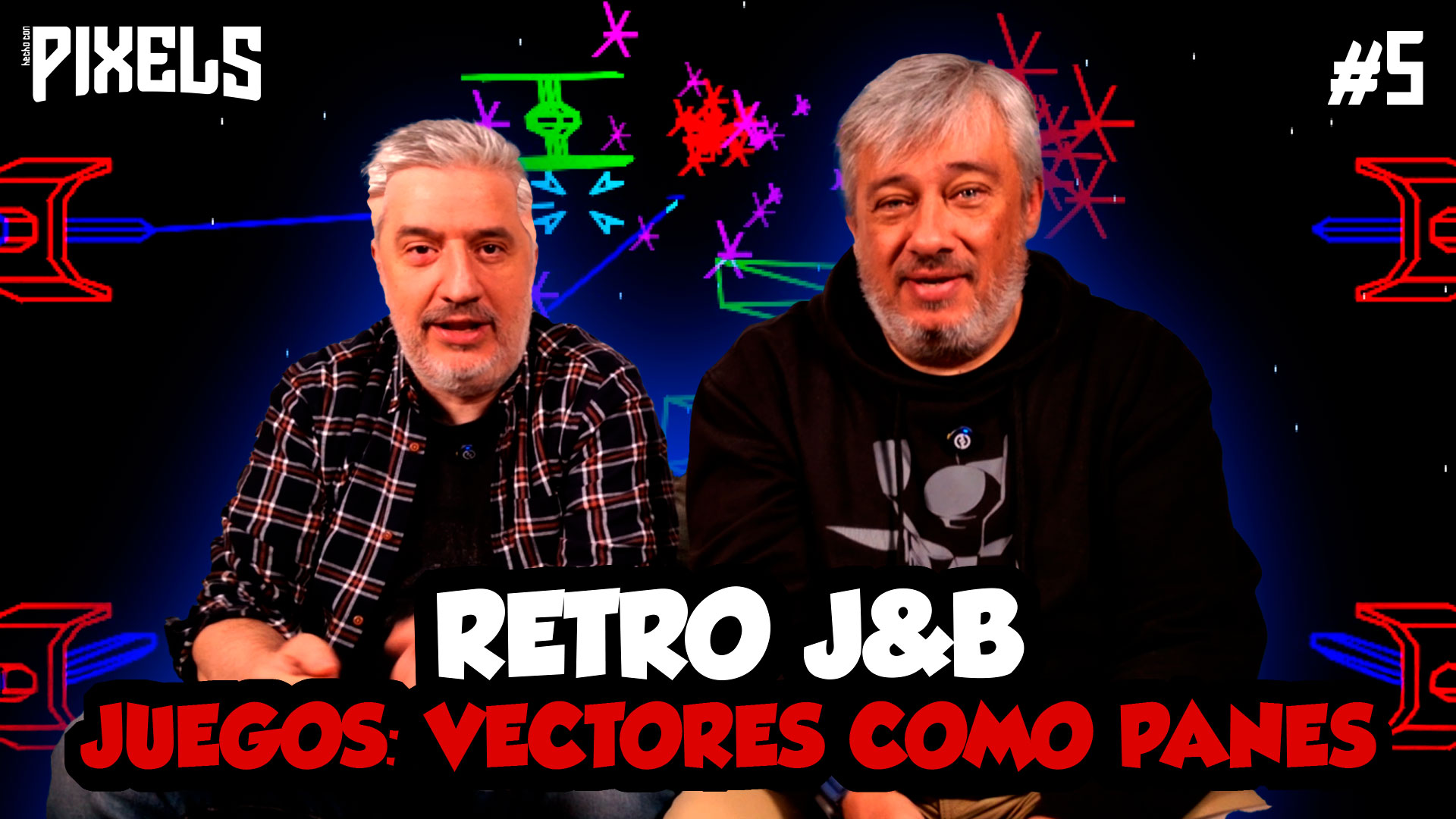 Retro J&B: juegos vectoriales que todavía cautivan a estos dos señores