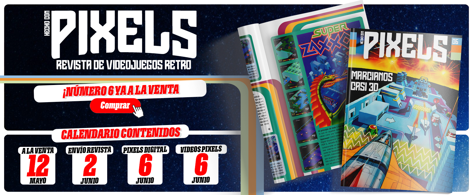PIXELS núm. 6 a la venta.