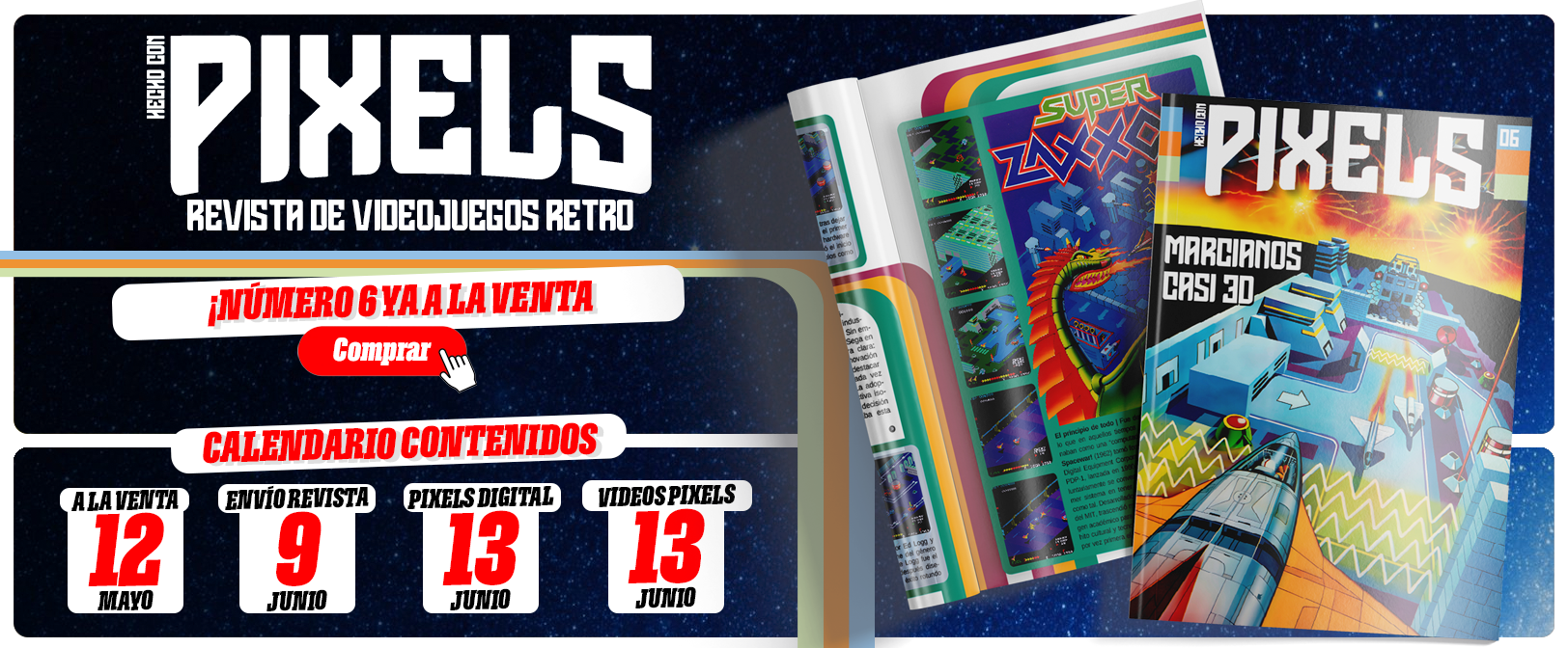 PIXELS núm. 6 a la venta.