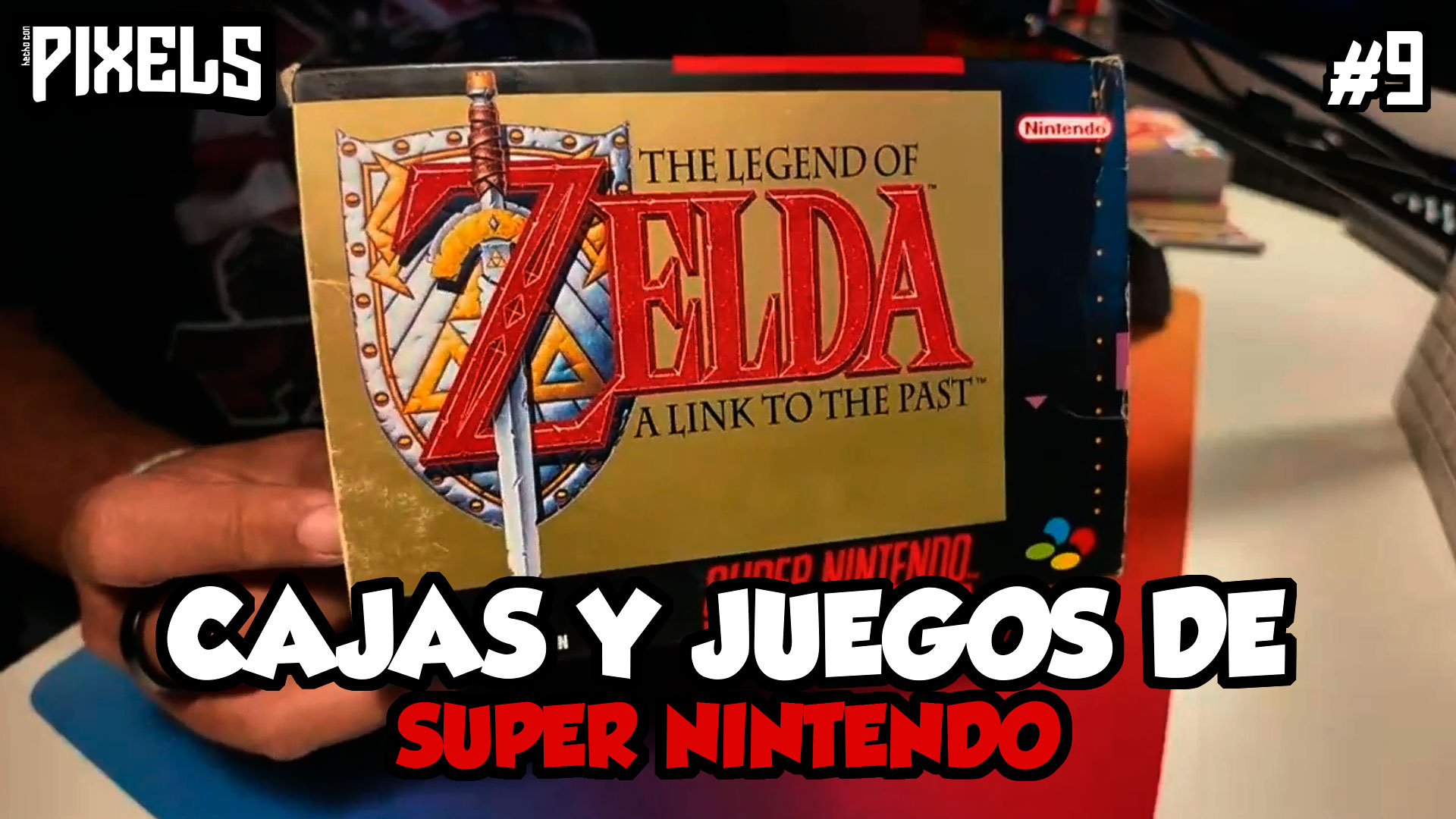 JL enseña los pocos juegos que le quedan de Super Nintendo