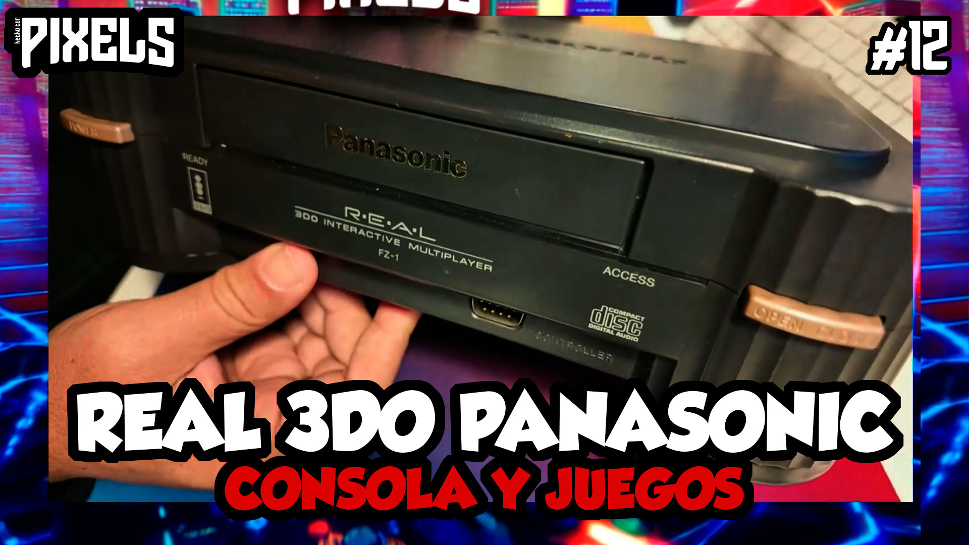 3DO, enseñamos el modelo REAL de Panasonic y unos poquillos juegos