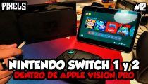 Nintendo Switch 1 y 2 dentro de Apple Vision Pro