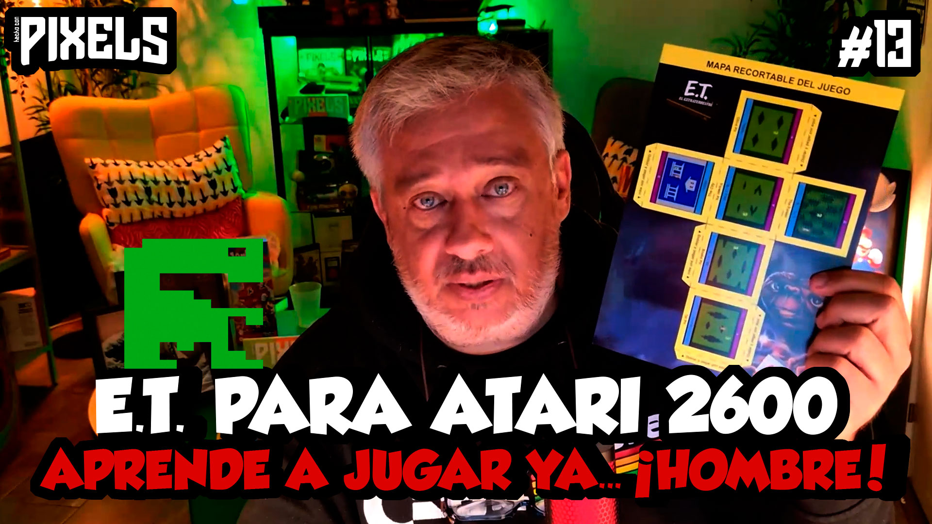 Aprende a jugar a E.T. El Extreterrestre en Atari 2600 ya, ¡hombre!
