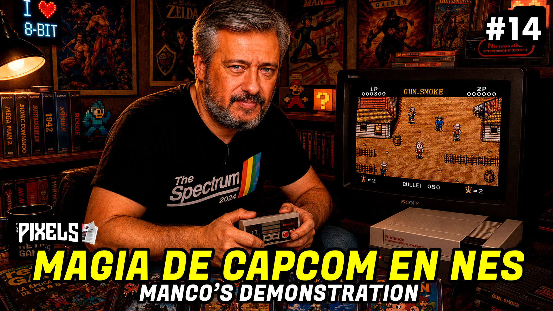 Jugamos con míticos cartuchos de Capcom para NES