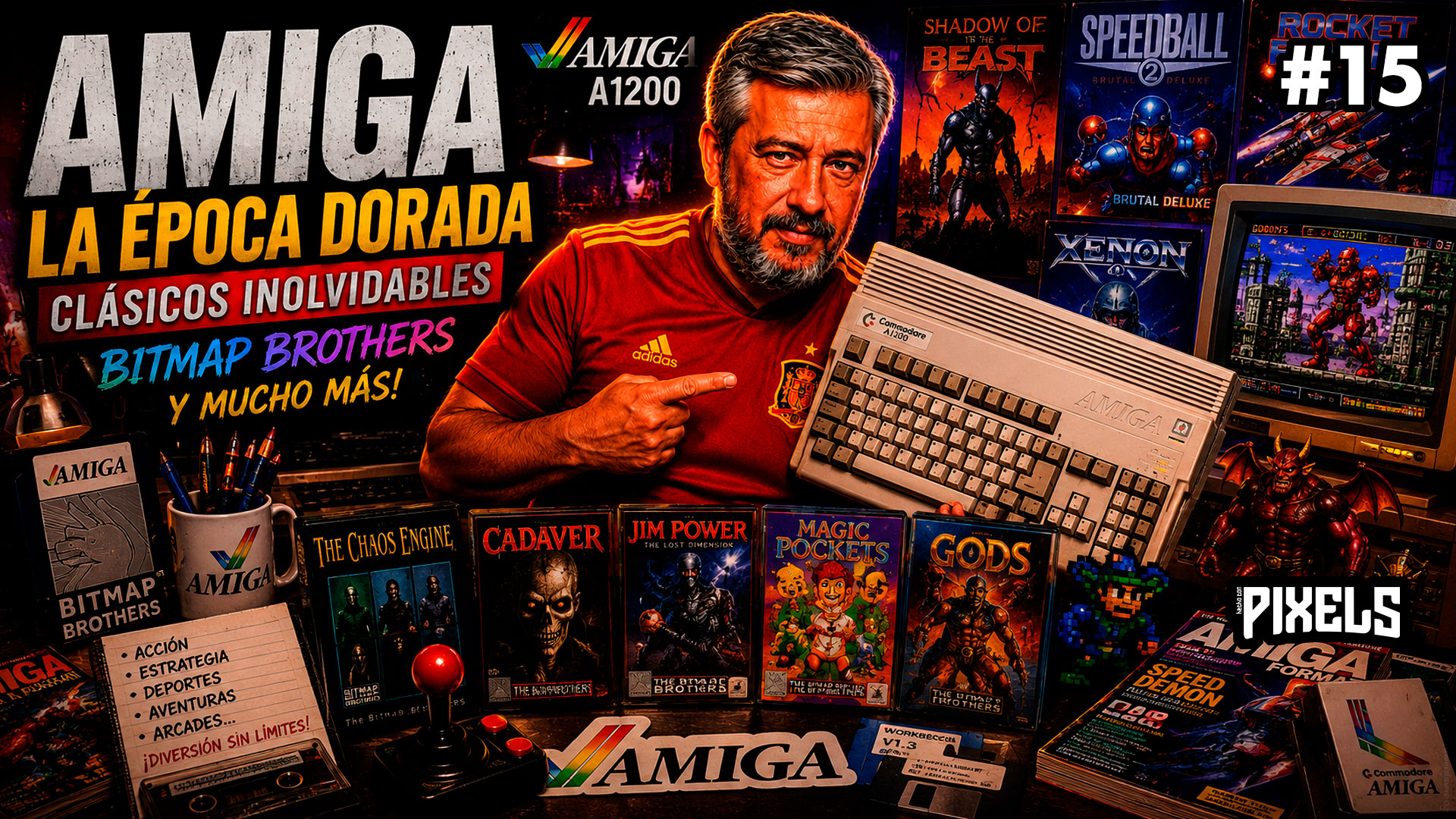Ese Amiga no se toca… salvo si quieres jugar con grandes clásicos